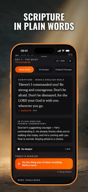FORGED: Daily Bible for Men screenshot 2