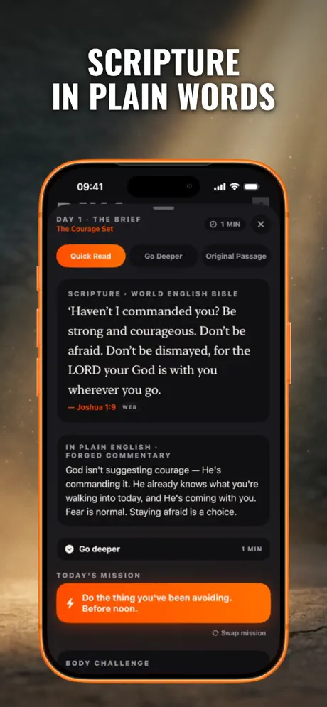 FORGED: Daily Bible for Men — Screenshots 2
