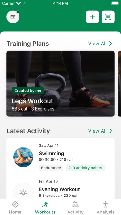 Janesville Athletic Club Screenshot