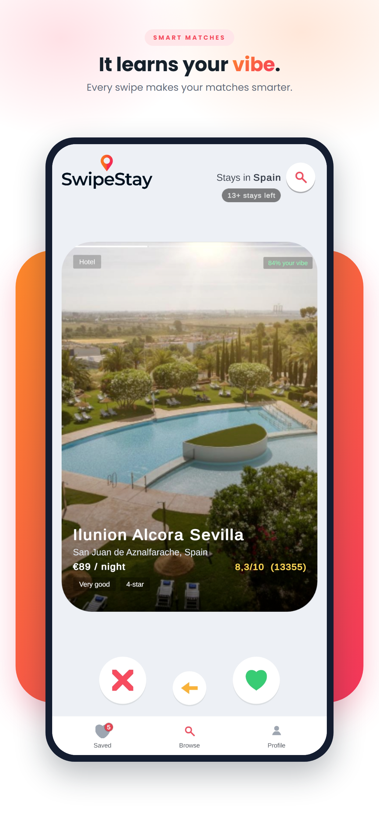 SwipeStay: Hotel Finder screenshot 2