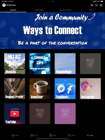 WLBC Knoxville iPad screenshot