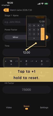 VShotTimer screenshot