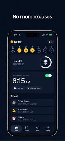Soonr: Wake Up Alarm Clock screenshot 3
