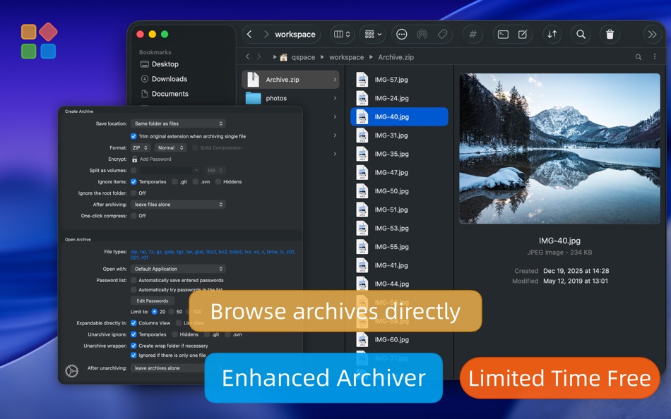 #7. QSpace (macOS) By: 文达 田