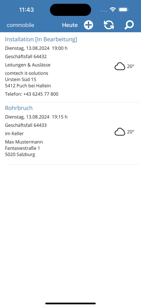 Screenshot #1 pour commobile