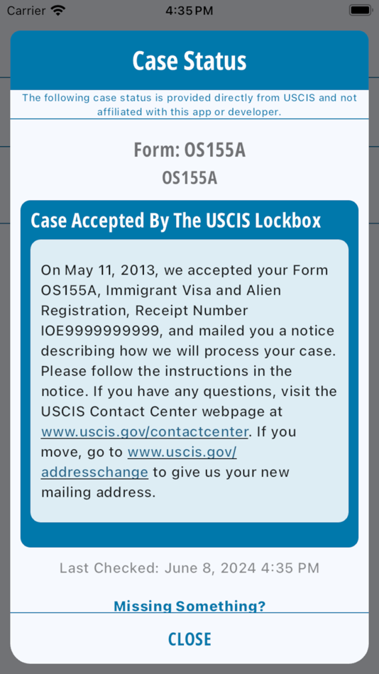 #4. Immigratus USCIS Case Status (iOS) Podle: Inmigracion Apps