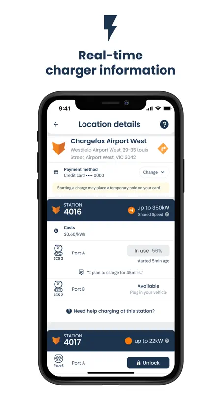 Chargefox: EV Charging Network screenshot 5 of 7