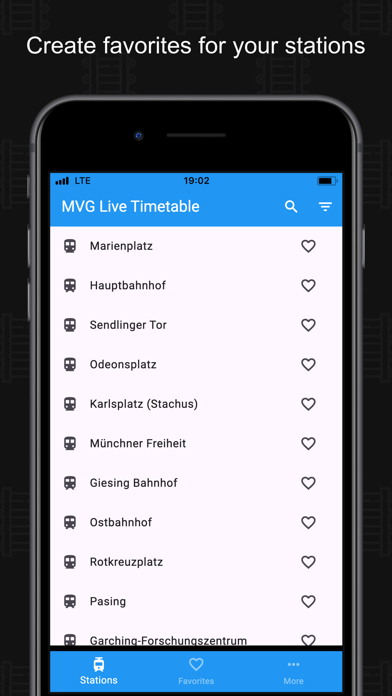 MVG Live Timetable Screenshot 2 - AppWisp.com MVG Live Timetable Screenshot 2 - AppWisp.com