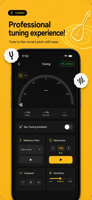 Saz Söz: Folk Lyrics & Tuning screenshot 3