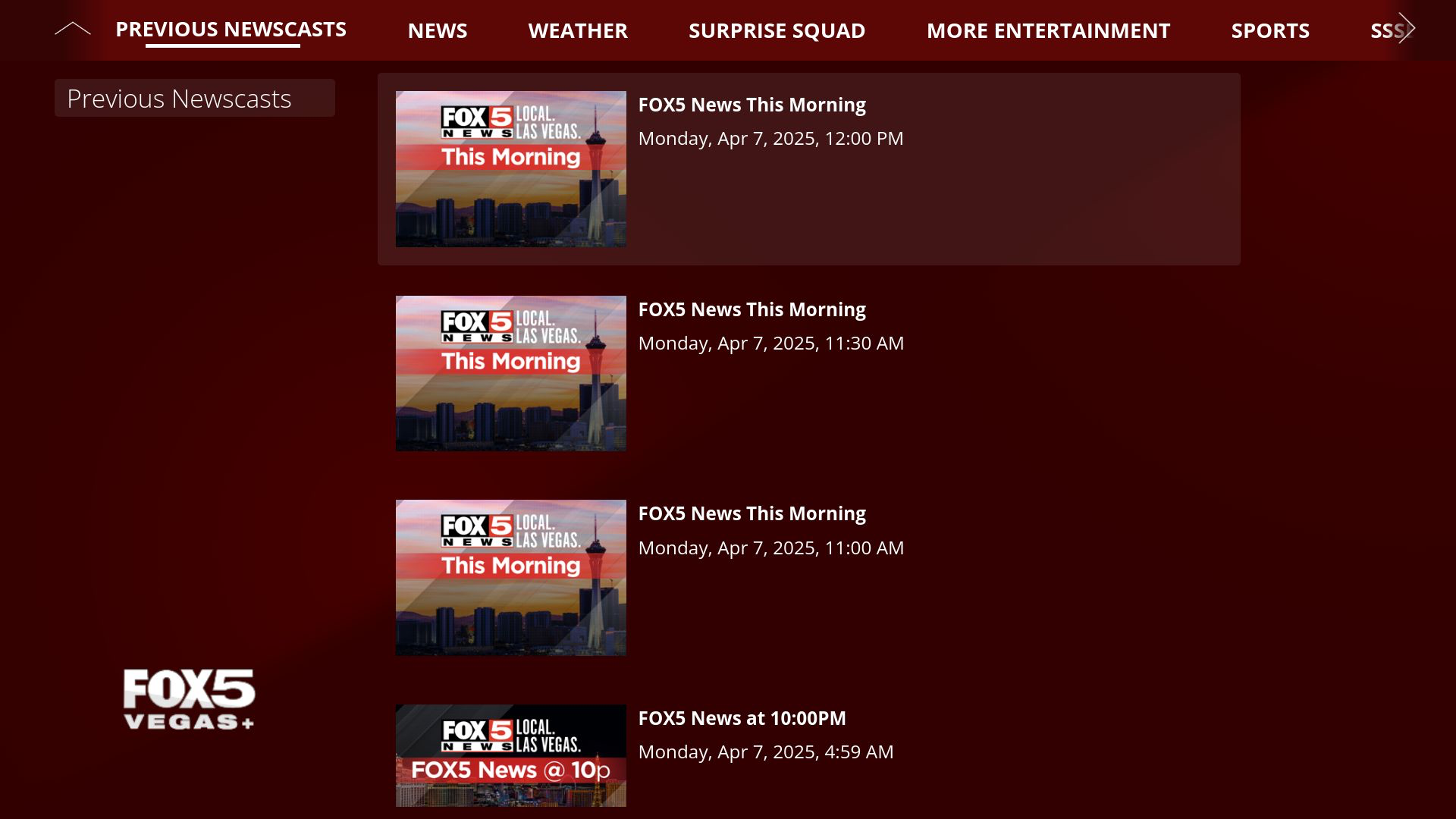 FOX5 Vegas - Las Vegas News