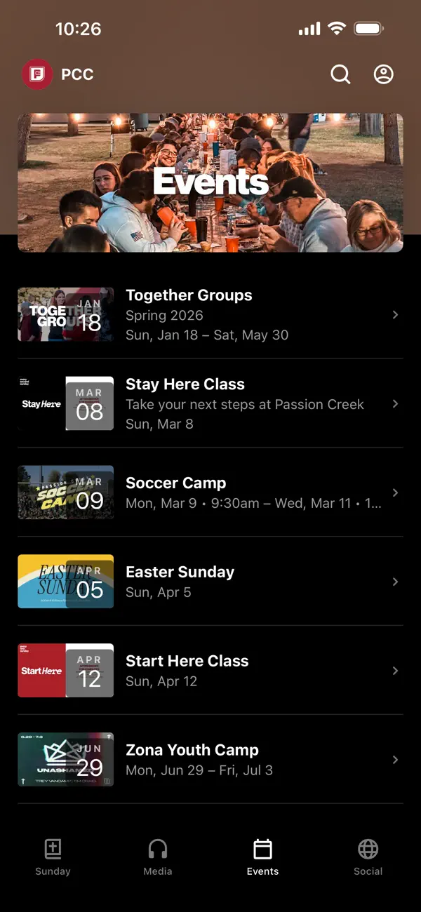 Screenshot #3 pour Passion Creek Church