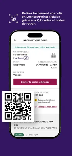 Capture d'écran de Mondial Relay, Suivi De Colis sur iPhone 6