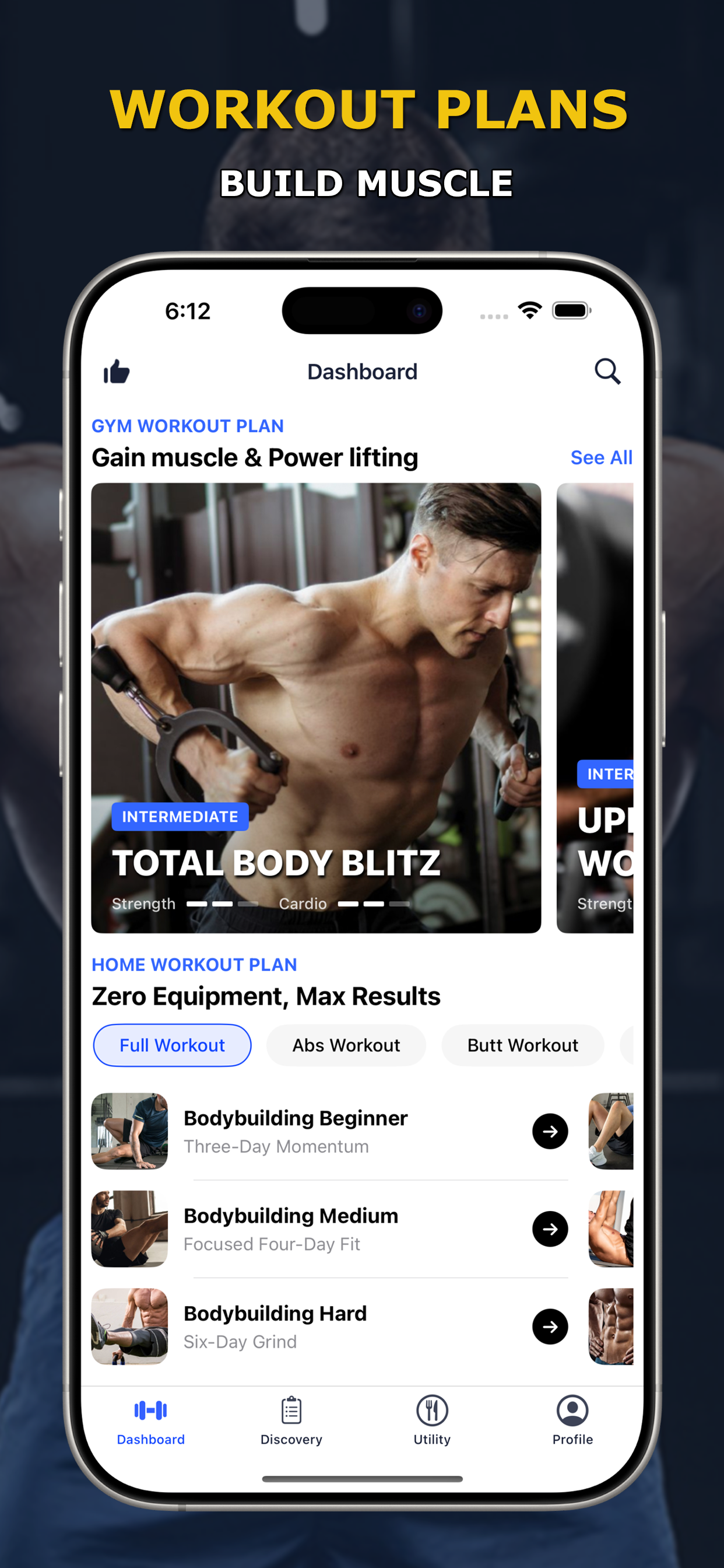 Gym & Home Workout: Fitness