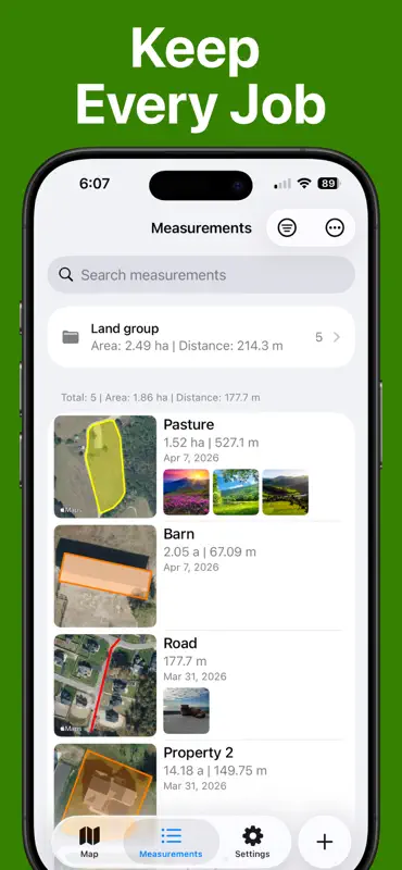 Field Maps Measure - Landmetr screenshot 4 of 5