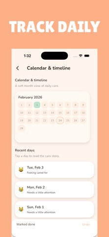 My Cat: Daily Care and Track iPhone screenshot