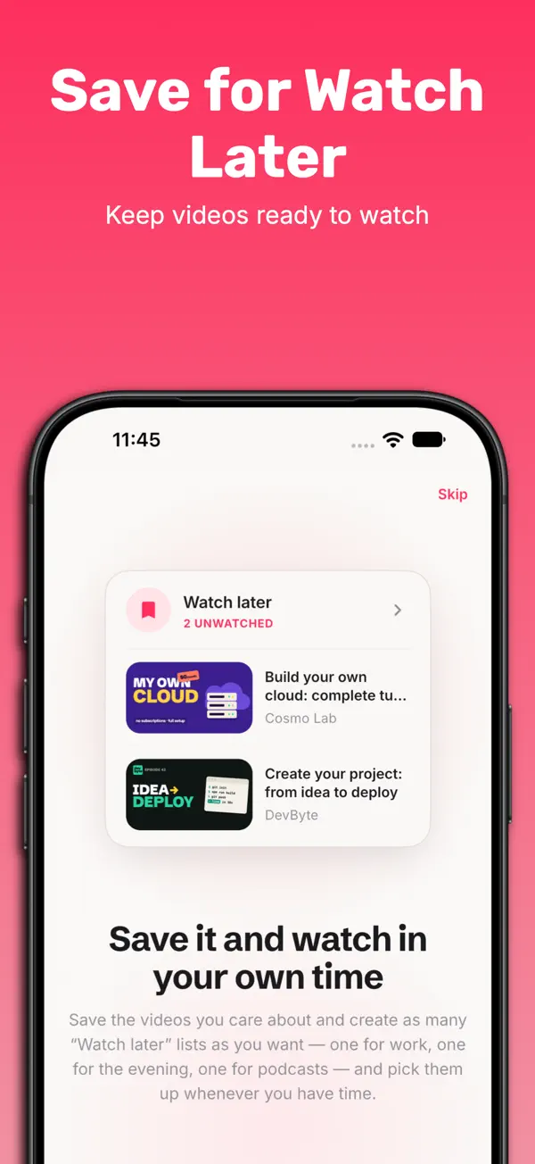Schermata 3 di Streamscription: Channel Feeds