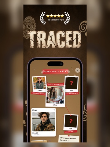 Traced · Cold Case Detective iPad screenshot 1