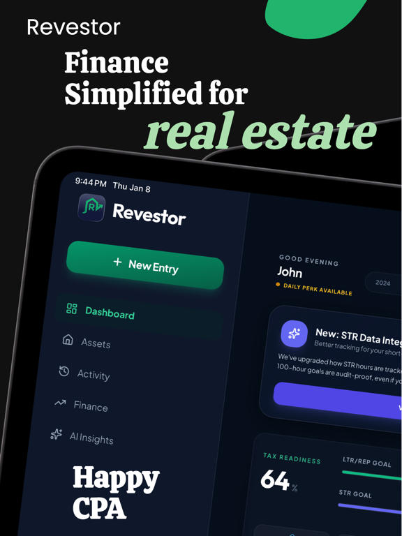 Revestor: Real Estate Finance app screenshot