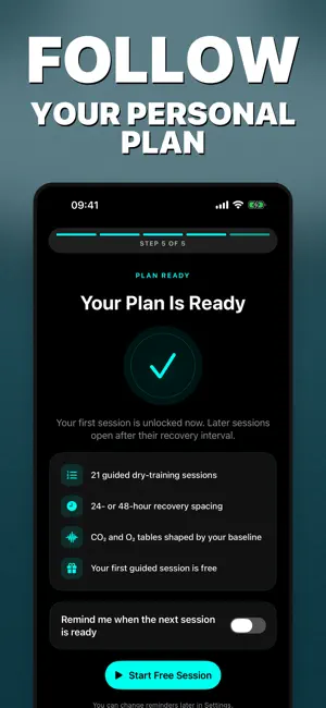 Freediving Breath Trainer screenshot 2
