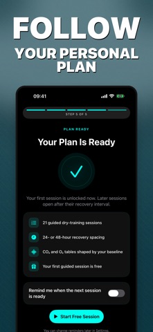 Freediving Breath Trainer screenshot