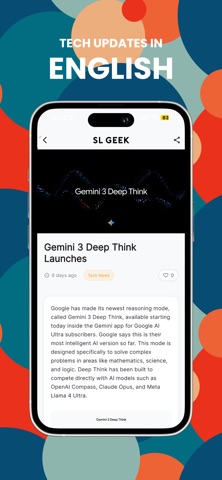 SL Geek - Sri Lanka’s Tech App screenshot