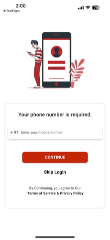 Upperhands iPhone screenshot