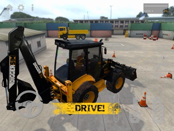 DiggerSim Excavator Simulator iPad screenshot