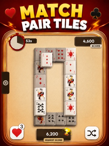 Card Mahjong Puzzle iPad screenshot