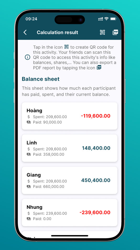#3. Bill Share for trips & events (iOS) 由: Thinh Nguyen Duc