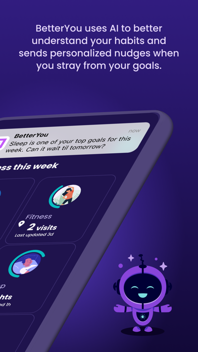 Screenshot 2 of BetterYou - Healthy Habits App