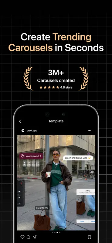 Crsel: Carousel & Story Maker screenshot 1 of 7