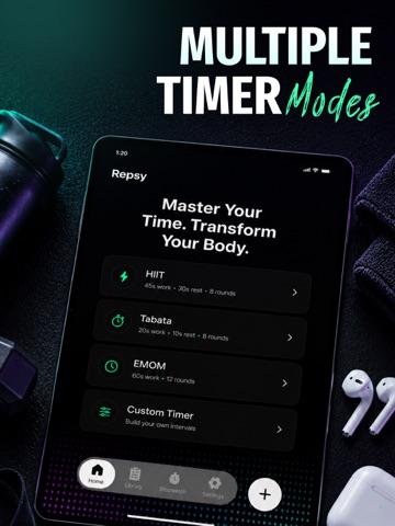 Workout Timer - REPSY iPad screenshot