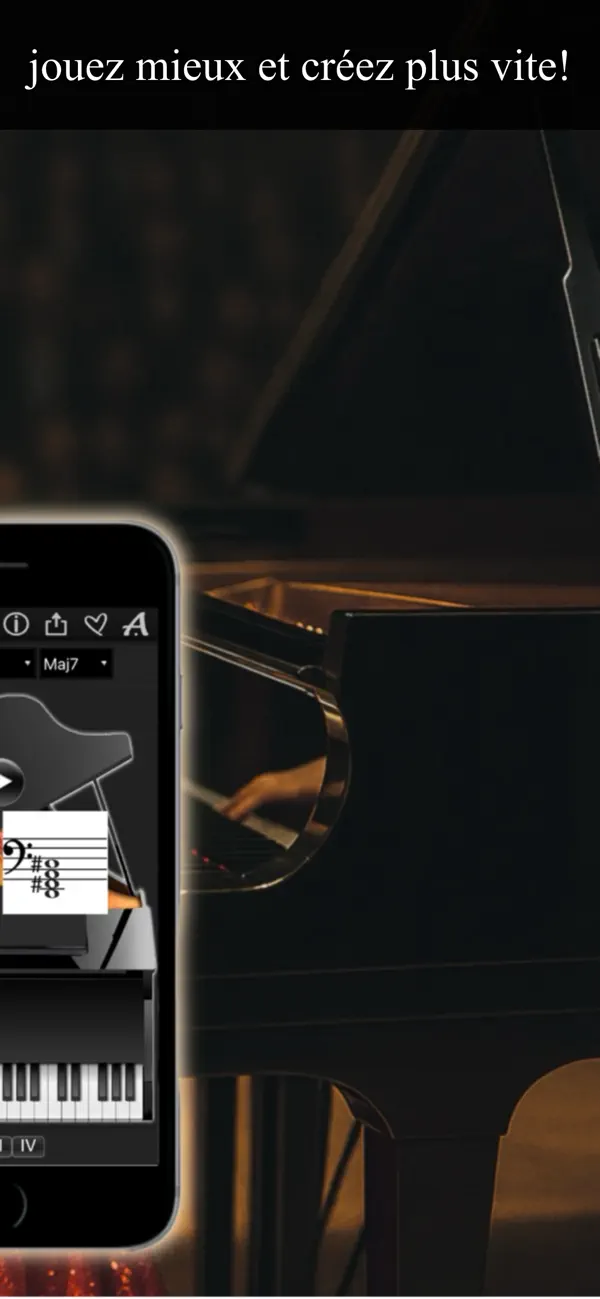 Screenshot #2 pour Piano Chords Compass