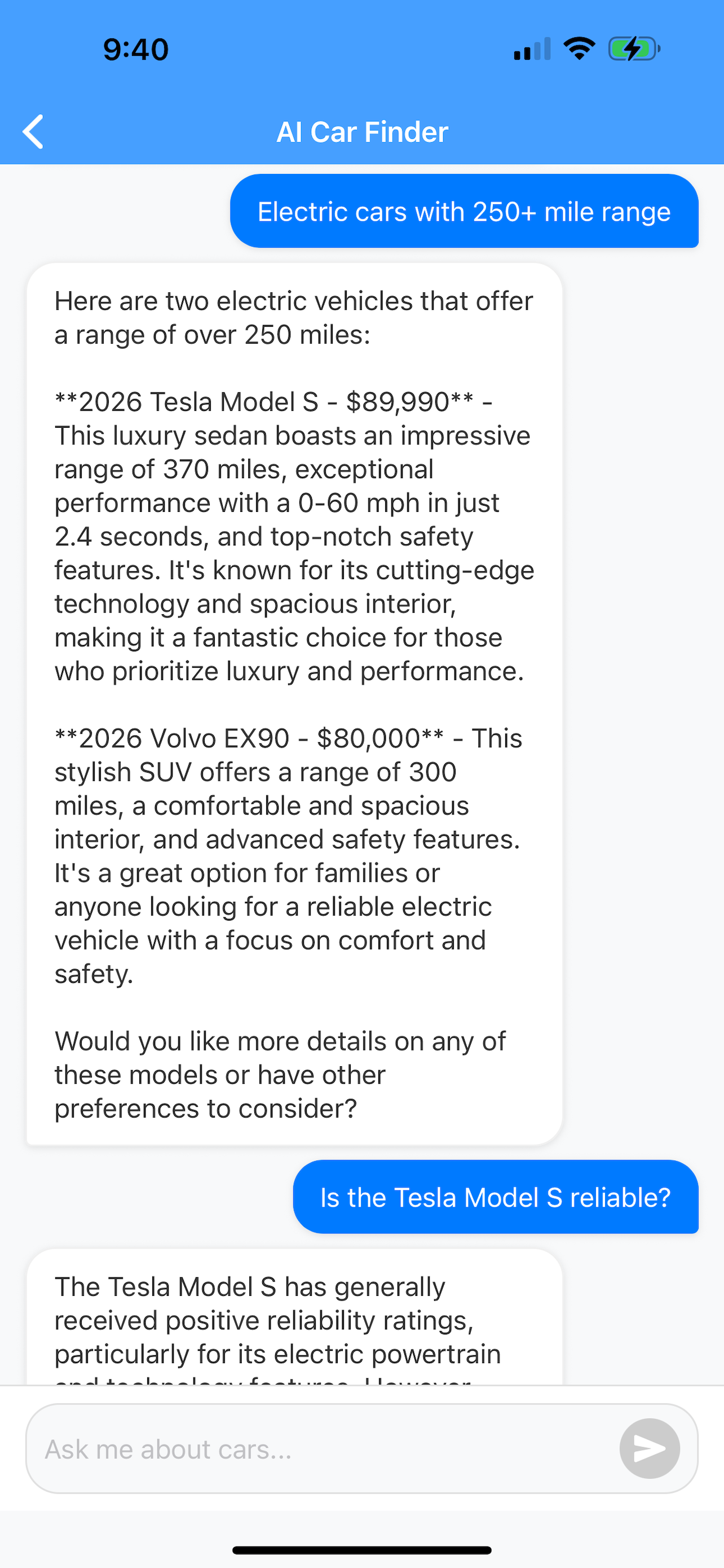 AI Car Search