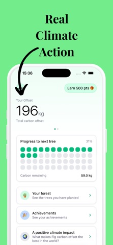 Fig: Carbon Footprint Tracker screenshot