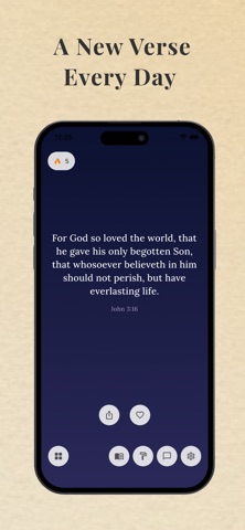 Psalmo: Daily Bible Verse Lock iPhone screenshot