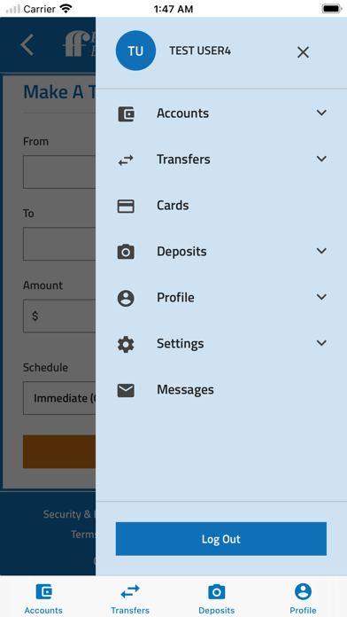 First Federal Bank of Ohio Screenshot
