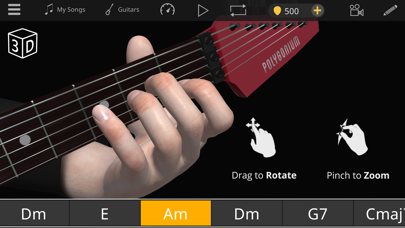 Screenshot #1 pour Guitar 3D - Accords de base