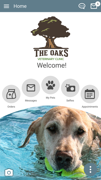 The Oaks Vet TX app screenshot