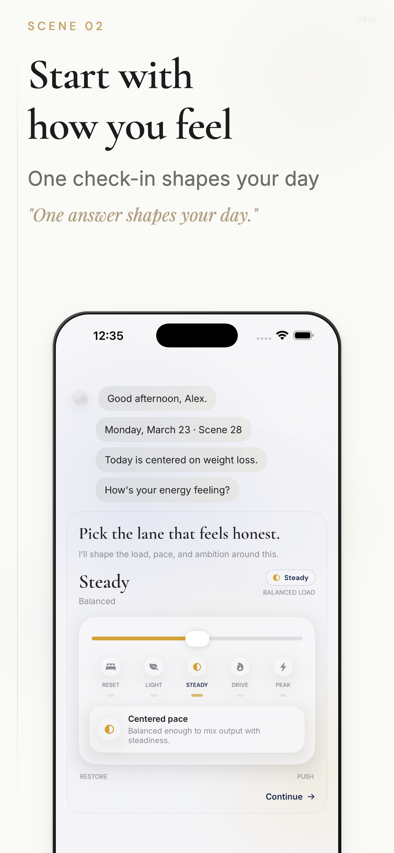 Orvi AI - Wellness Coach screenshot 2