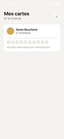 FidelyCards iPhone screenshot