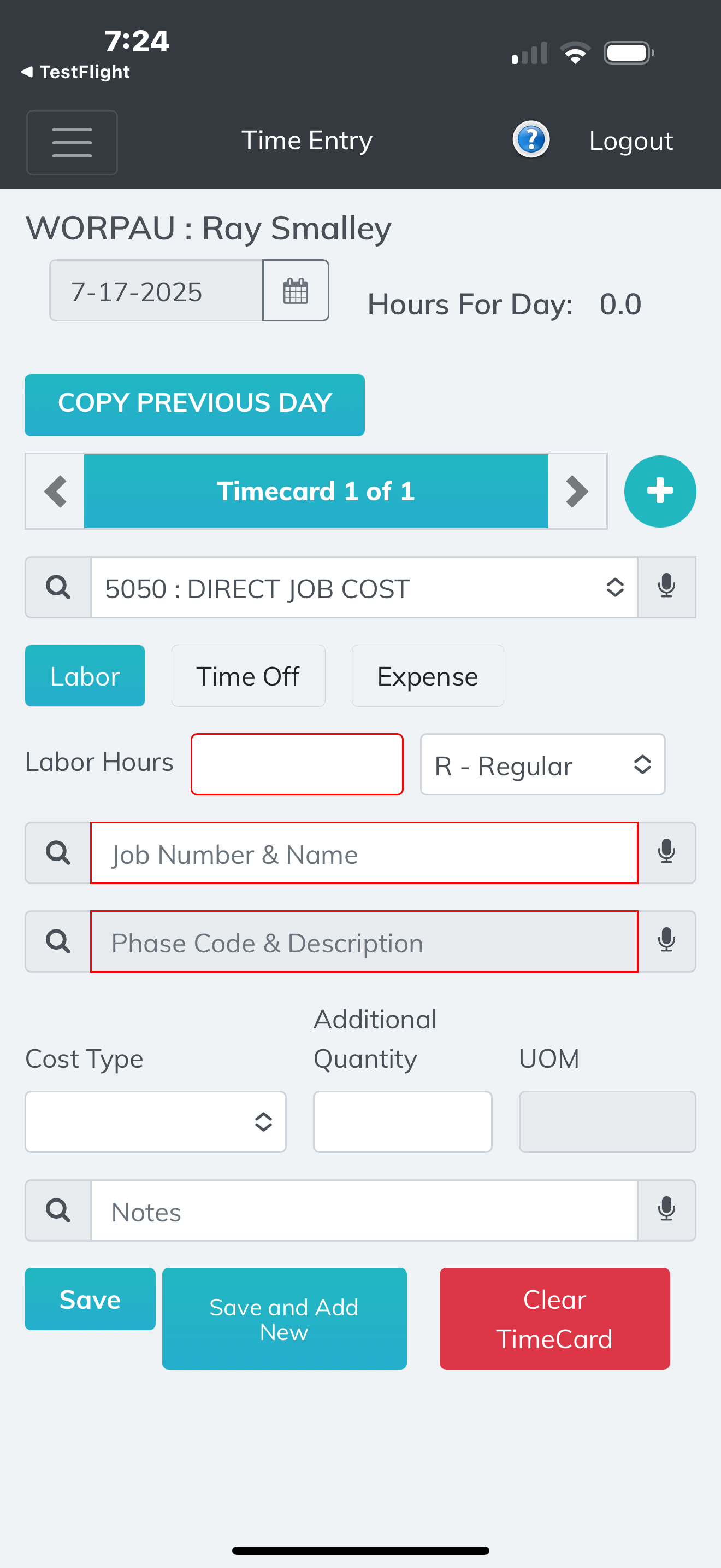 JobSiteForecast screenshot 3