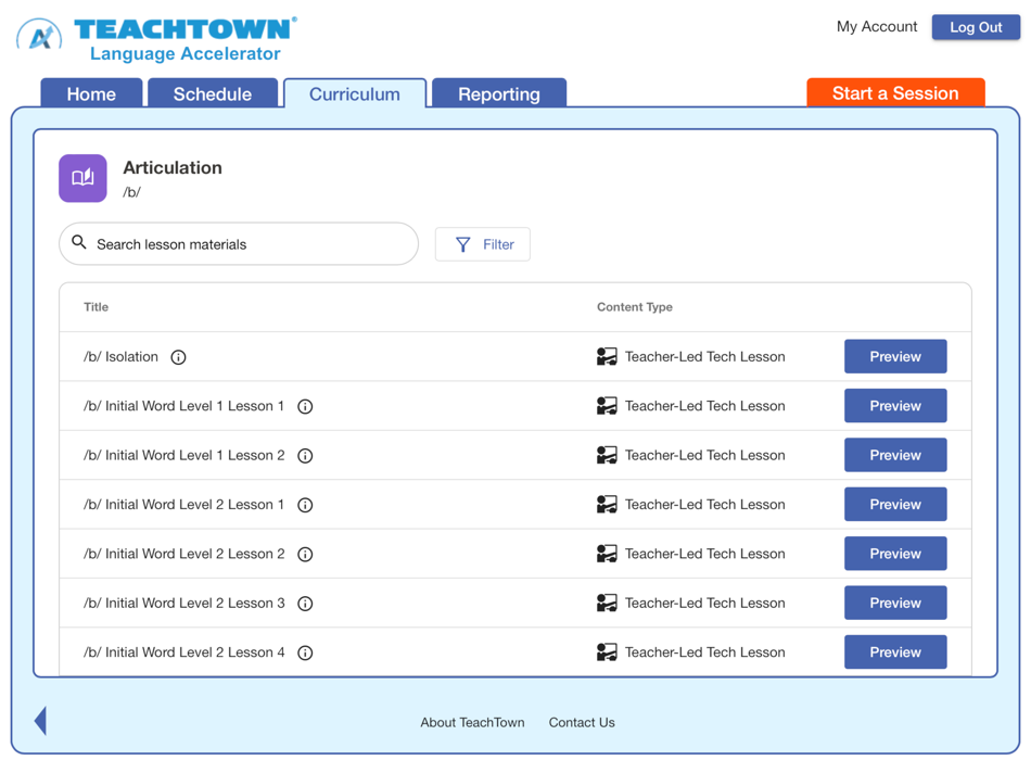 #1. Language Accelerator (iOS) بواسطة: TeachTown - a division of Jigsaw Learning, Inc.