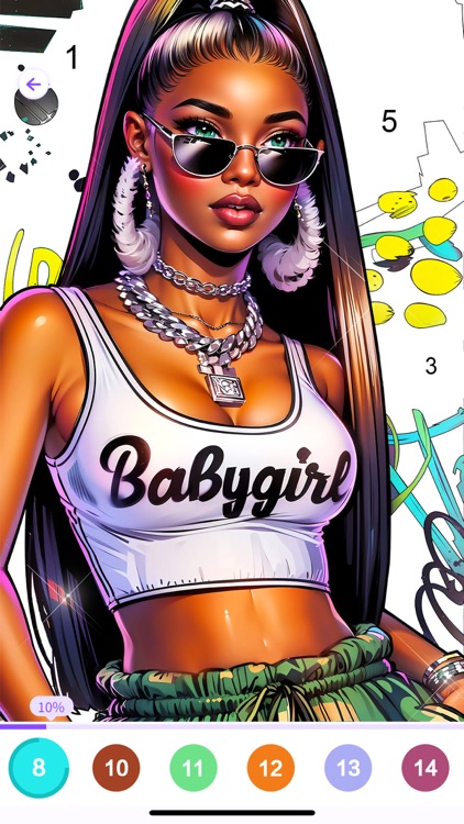 Mini World: Color by Number screenshot-3