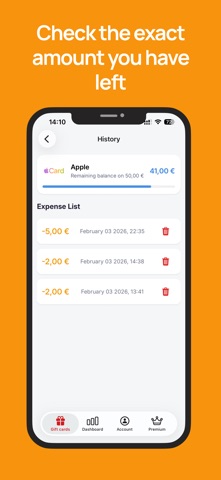 Gift Card Manager Screenshot 5 of 7