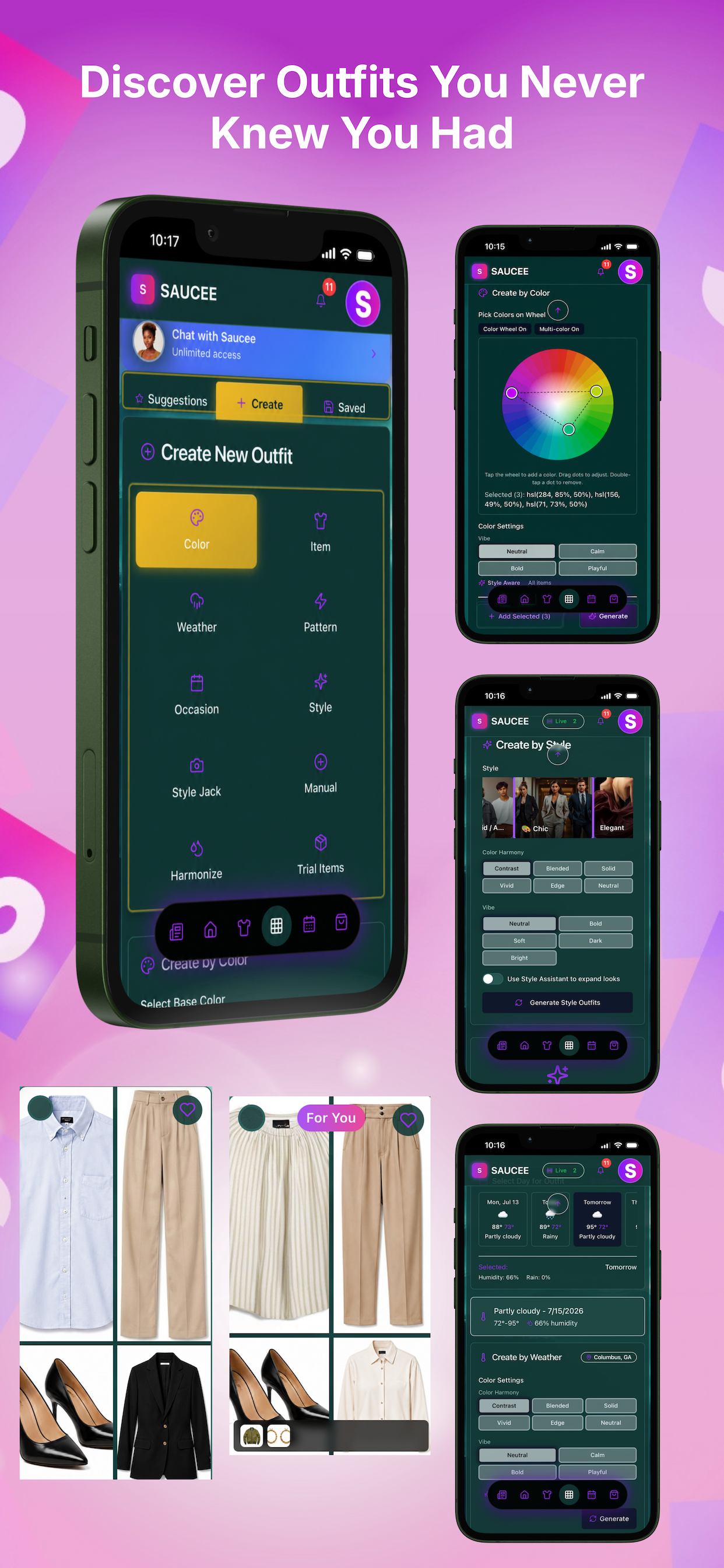 Saucee: Outfit Generator screenshot 2