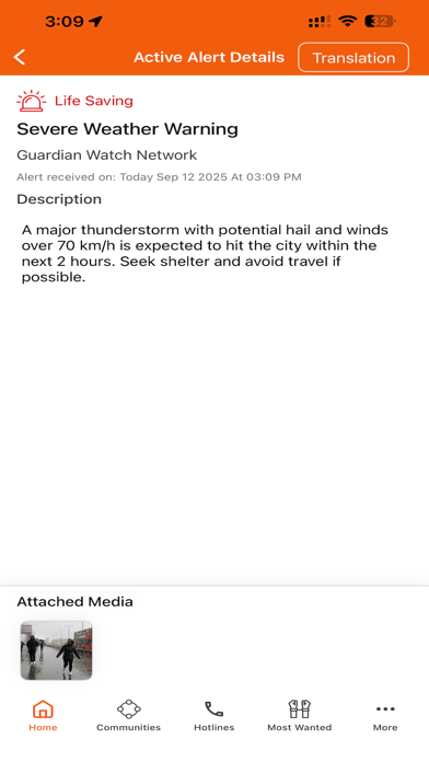 SG Alert Screenshot 4 of 6