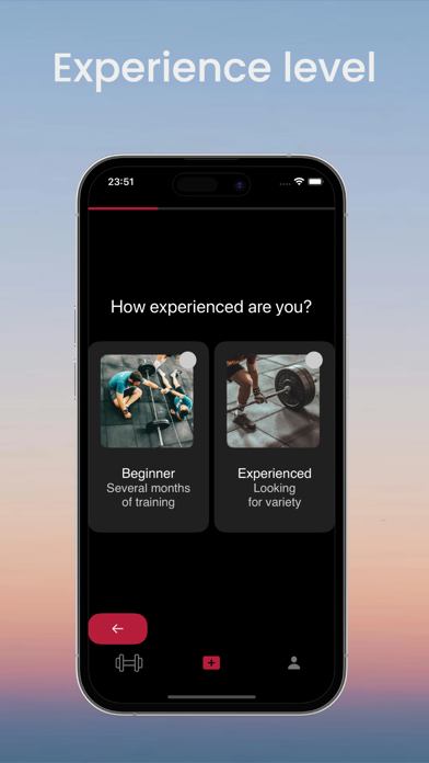 Gymstructor Training App Screenshot