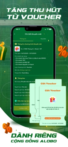 ALOBO - Quản lý sân thể thao iPhone screenshot