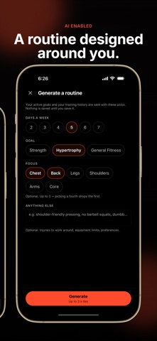 TIER: Gym Workout Log Screenshot 7 of 10